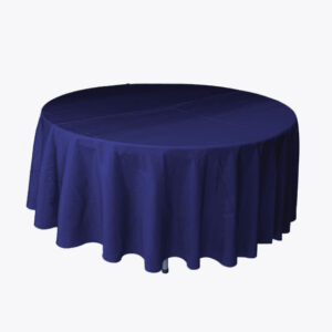 Mantel Azul Redondo
