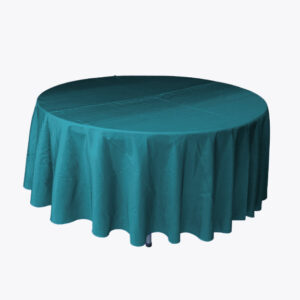 Mantel redondo verde