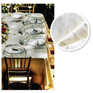 Mantel redondo Estampado Ivory