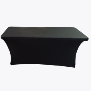 Mantel Licra Negro Rectangular